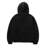 CDG White Dotted Heart Hoodie-BLACK