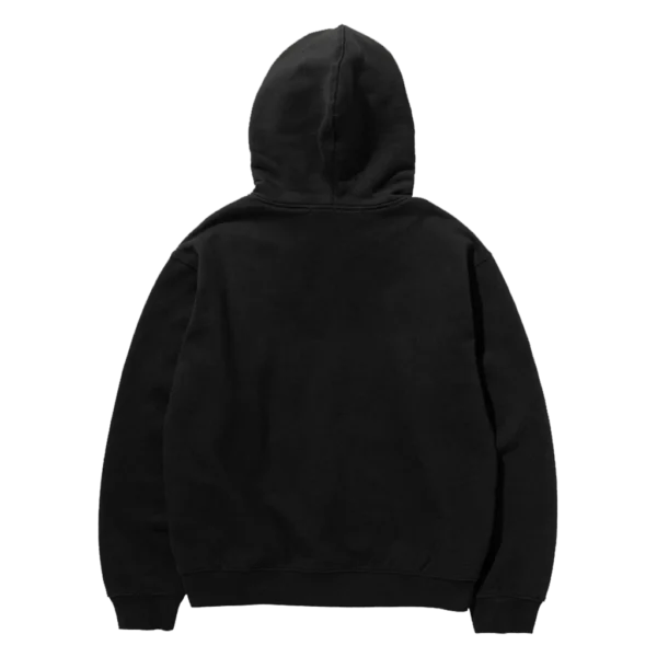 CDG White Dotted Heart Hoodie-BLACK