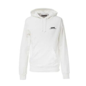 Comme des Garçons SMALL LOGO HOODIE White