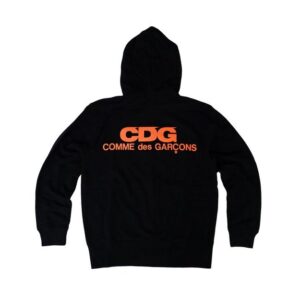 Comme des Garçons Zip Up Hoodie Orenge